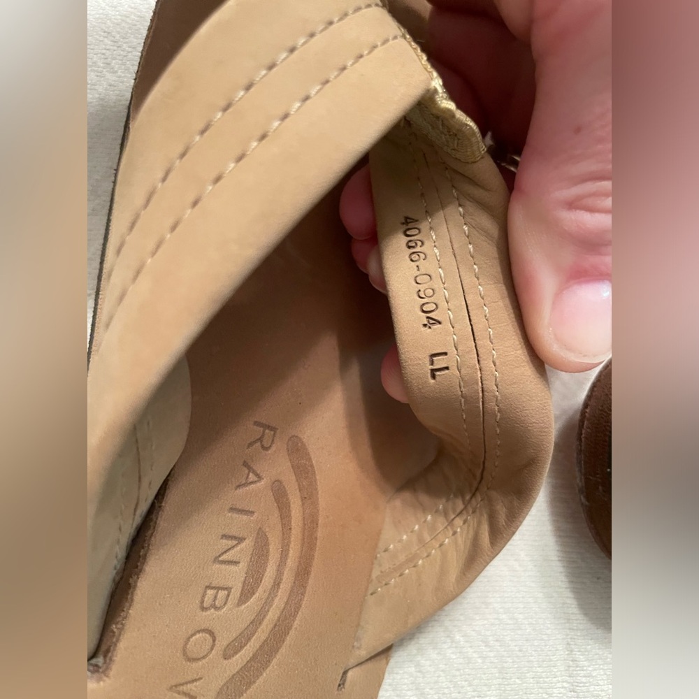Rainbow - leather sandals Size 8